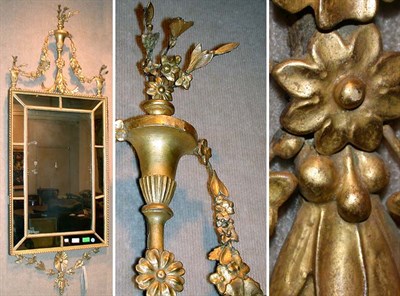 Lot 463 - George III Gilt-Wood Mirror Late 18th century...