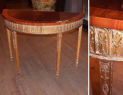 Lot 445 - George III Style Gilt-Wood and Mahogany...