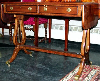 Lot 423 - Regency Style Mahogany Sofa Table The...