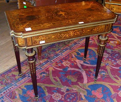 Lot 221 - Napoleon III Gilt-Bronze Mounted Marquetry...