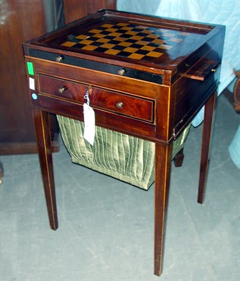 Lot 455 - George III Inlaid Mahogany Games Table Late...