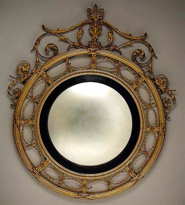 Lot 443 - George III Style Gilt-Wood Mirror 19th Century...