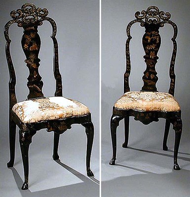 Lot 431 - Pair of Anglo-Dutch Queen Anne Style Gilt...