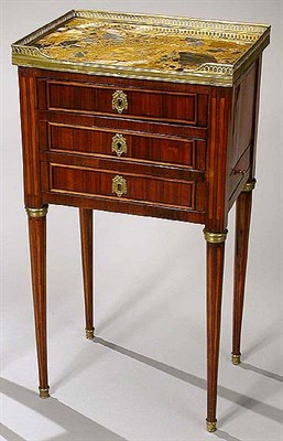 Lot 471 - Louis XVI Gilt-Bronze Mounted Kingwood Table...
