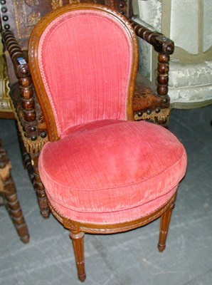 Lot 368 - Louis XVI Beechwood Side Chair Late 18th...