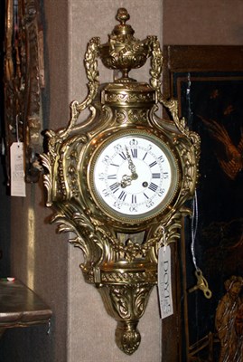 Lot 474 - Louis XV Style Gilt-Bronze Cartel Clock The...