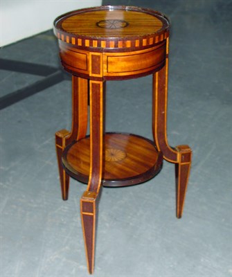 Lot 477 - Dutch Neoclassical Style Inlaid Satinwood Side...