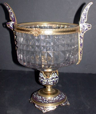 Lot 628 - Napoleon III Cloisonne and Bronze Mounted...