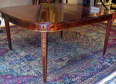 Lot 388 - George III Style Satinwood Inlaid Mahogany...
