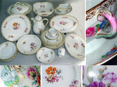 Lot 169 - Assembled KPM Porcelain Partial Dinner Service...