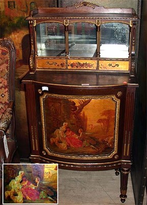 Lot 213 - Louis XV Style Painted Music Cabinet Height 48...