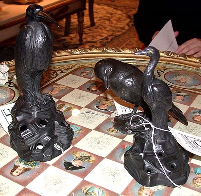 Lot 444 - Group of Wedgwood Black Basalt Figures of...