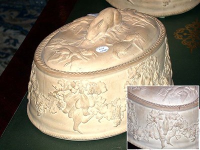 Lot 611 - Wedgwood Terra Cotta Covered Game Dish Molded...