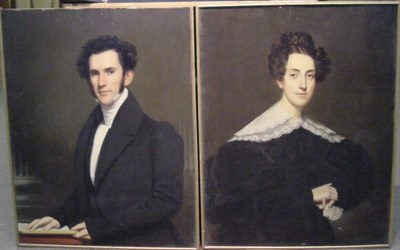 Lot 2 - American School 19th Century PORTRAIT OF A MAN...