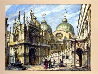 Lot 27 - Nicolai Aleksandrovich Benois Russian,...