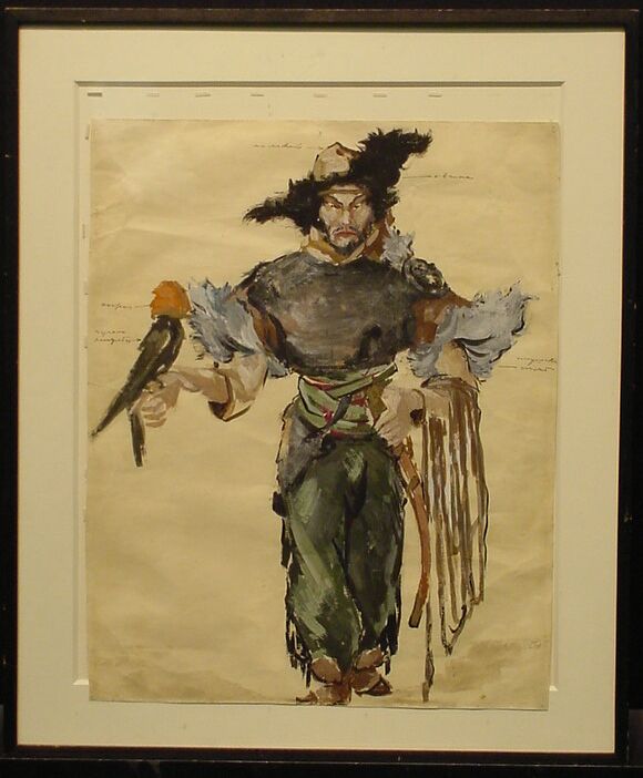 Lot 77 - Manner of Konstantin Korovin WARRIOR, COSTUME...