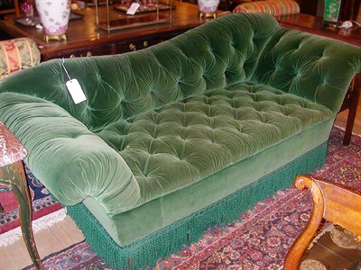 Lot 621 - Victorian Style Tufted Upholstered Sofa