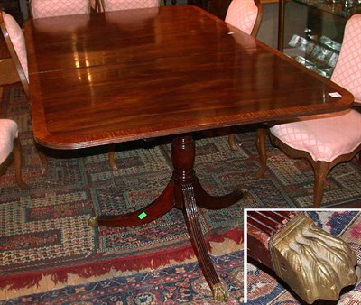 Lot 397 - George III Style Mahogany Double-Pedestal...