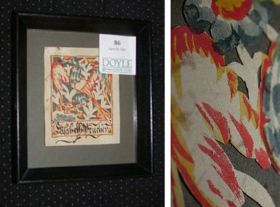Lot 86 - Scherenschnitte Picture Pennsylvania, 19th...