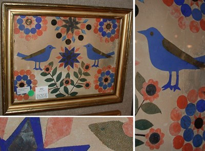 Lot 212 - Paper Applique Picture Late 19th century...