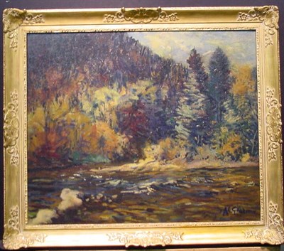 Lot 112 - Arthur Clifton Goodwin 1864-1929 STREAM IN...