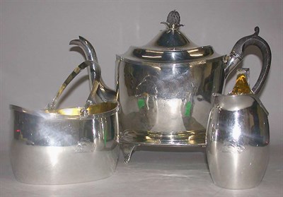 Lot 543 - Assembled George III Tea Service Various...