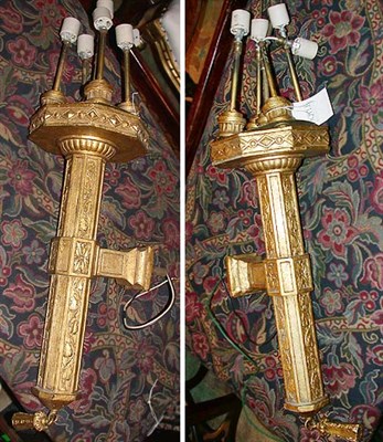 Lot 226 - Pair of Renaissance Revival Gilt-Wood...