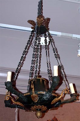 Lot 428 - Empire Style Gilt and Patinated Bronze...