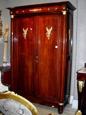 Lot 202 - Empire Style Gilt-Bronze Mounted Mahogany...