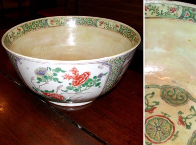 Lot 102 - Chinese Famille Verte Decorated Porcelain...