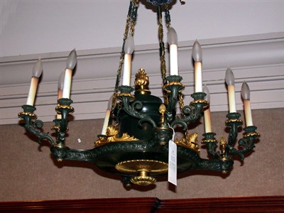 Lot 536 - Empire Style Gilt and Patinated-Bronze...