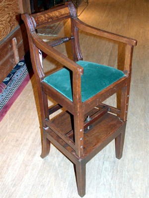 Lot 239 - Regency Mahogany Metamorphic Child's Highchair