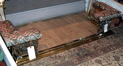 Lot 341 - Louis XVI Style Brass Club Fender Height 14...