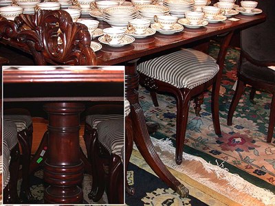 Lot 206 - George III Style Mahogany Double-Pedestal...