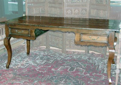 Lot 584 - Provincial Louis XV Walnut Desk