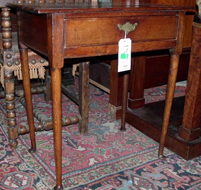 Lot 200 - Provincial George I Oak Side Table Early 19th...