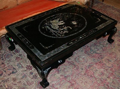 Lot 475 - Chinese Mother-of Pearl Inlaid Low Table