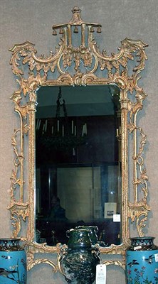 Lot 587 - George III Style Gilt Carved Wood Mirror