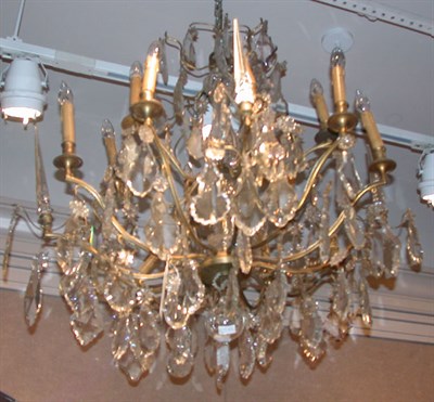 Lot 456 - Louis XV Style Gilt-Metal and Glass...