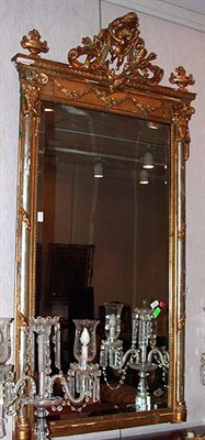 Lot 320 - Louis XVI Style Gilt-Wood Mirror