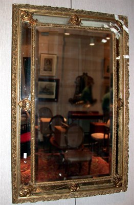 Lot 292 - Louis XVI Style Mirror Framed Gilt-Wood Mirror