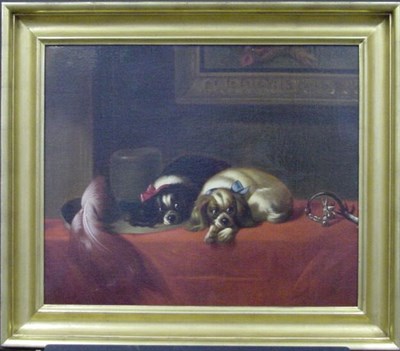 Lot 123 - After Sir Edwin Landseer TWO KING CHARLES...