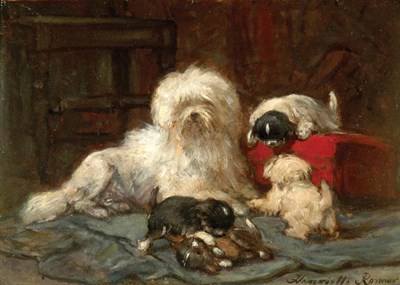 Lot 151 - Henriette Ronner-Knip Dutch, 1821-1909 PLAYFUL...