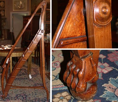 Lot 635 - Regency Mahogany Library Steps Early 19th...