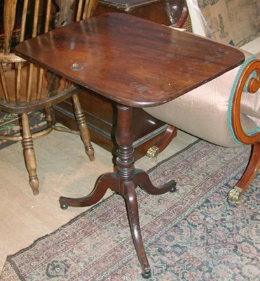 Lot 345 - Georgian Style Mahogany Tilt-Top Table