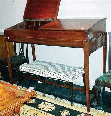 Lot 148 - Georgian Style Mahogany Accountant's Desk