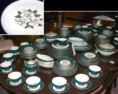 Lot 392 - Royal Jackson Gilt and Floral Decorated...