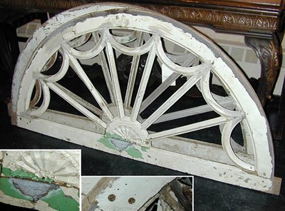 Lot 105 - Pair of Adams Style Painted Transoms