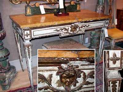 Lot 197 - Italian Neoclassical Painted Console Early...