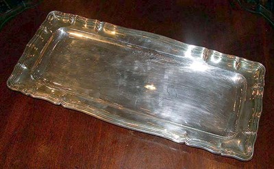 Lot 404 - Continental Silver Platter Approximately 18...